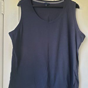 Navy Nautica Sleeve-less Shirt